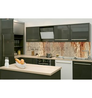 Samolepiaca umývateľná tapeta za kuchynskú linku - Piesočný dekor, 260x60 cm