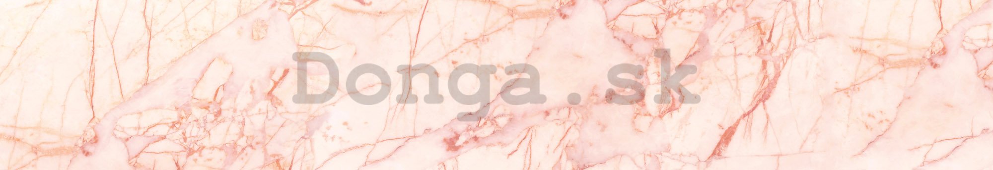 Samolepiaca umývateľná tapeta za kuchynskú linku - Ružový mramor, 350x60 cm
