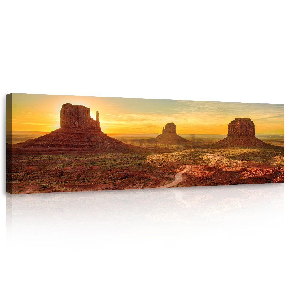 Obraz na plátne: Monument Valley - 145x45 cm