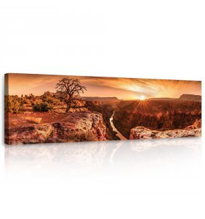 Obraz na plátne: Grand Canyon - 145x45 cm