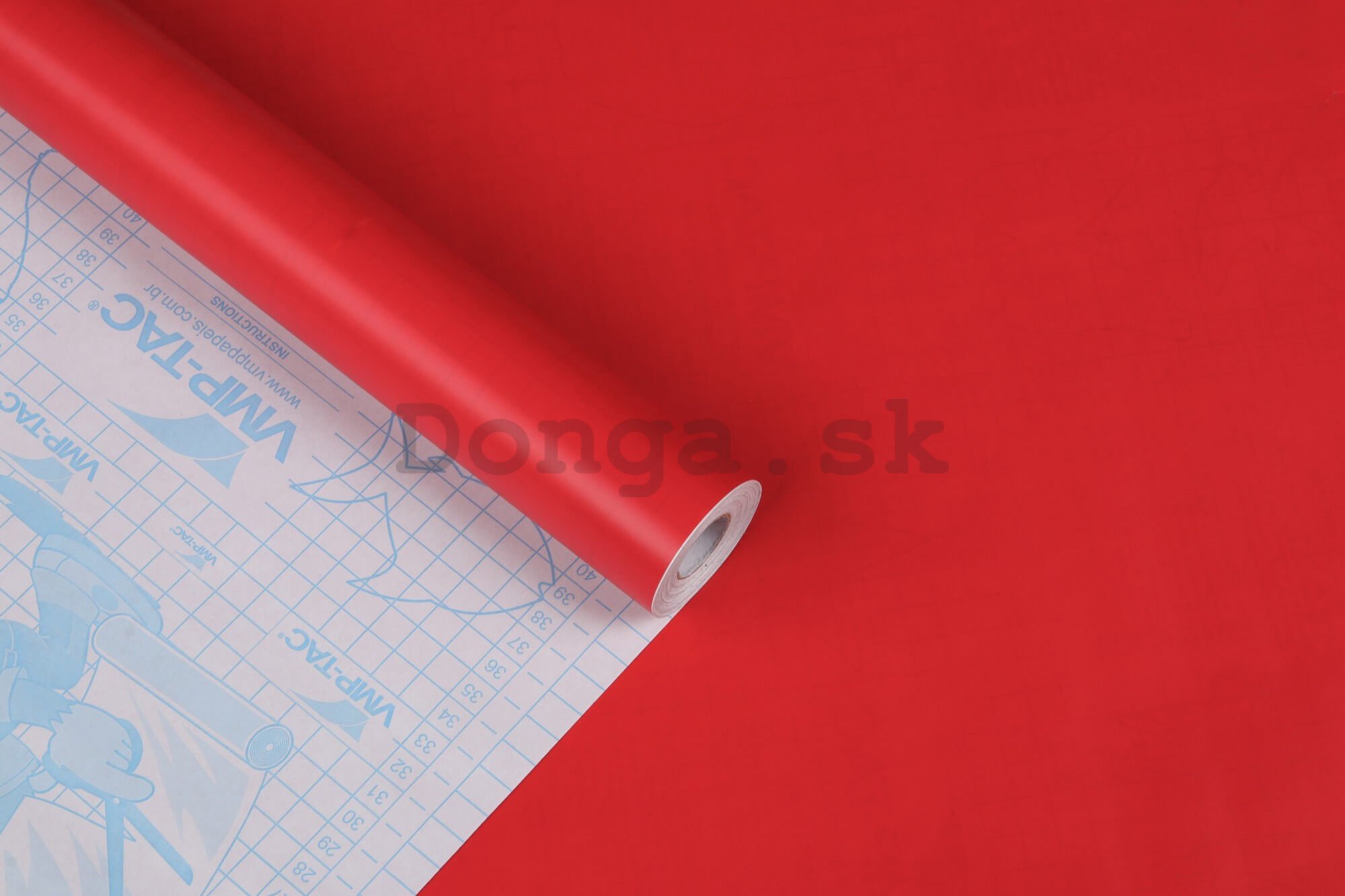Samolepiace tapety na nábytok červená 45 cm x 8 m