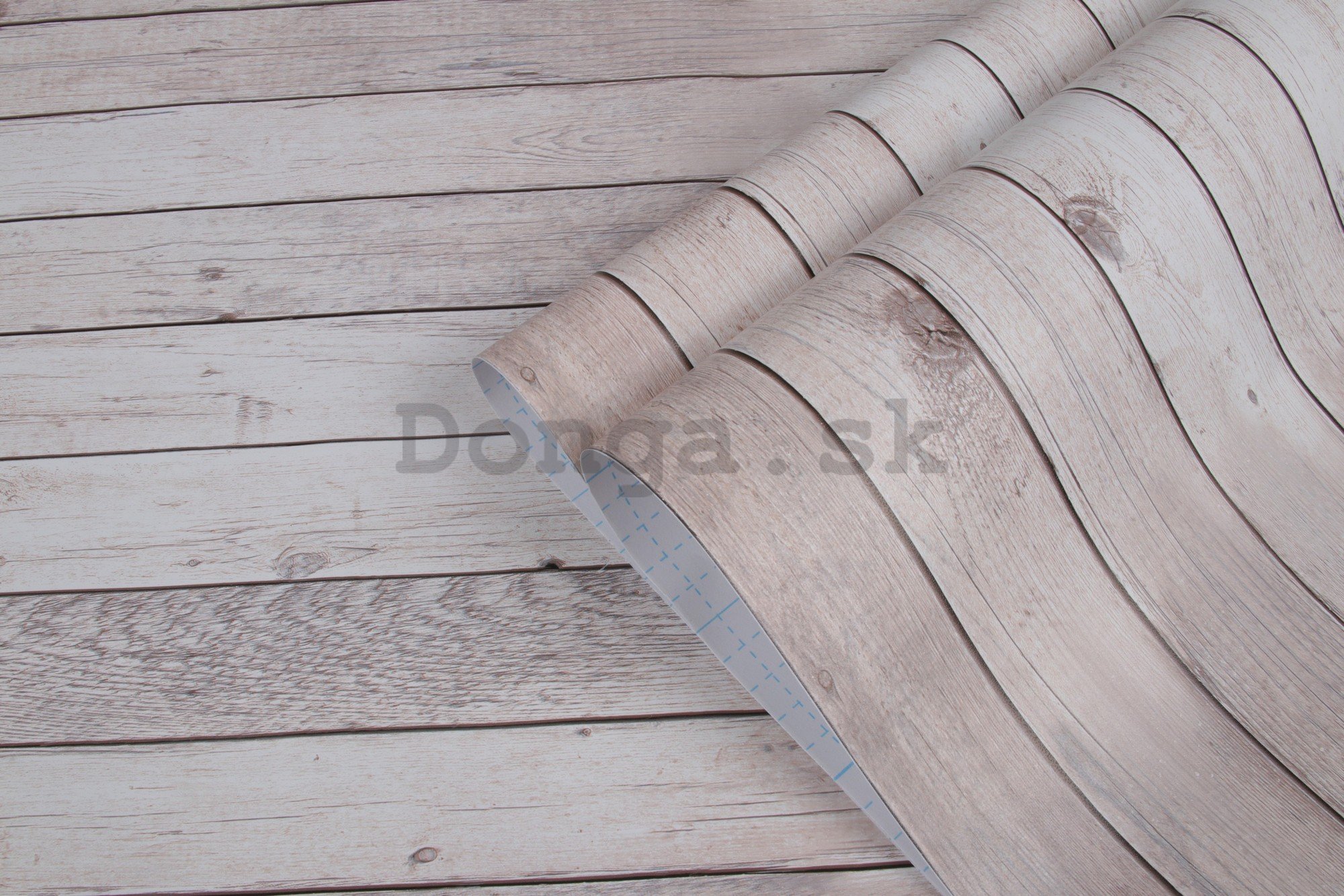 Samolepiaca fólia na nábytok dekor dreva svetlo sivá 45 cm x 3m