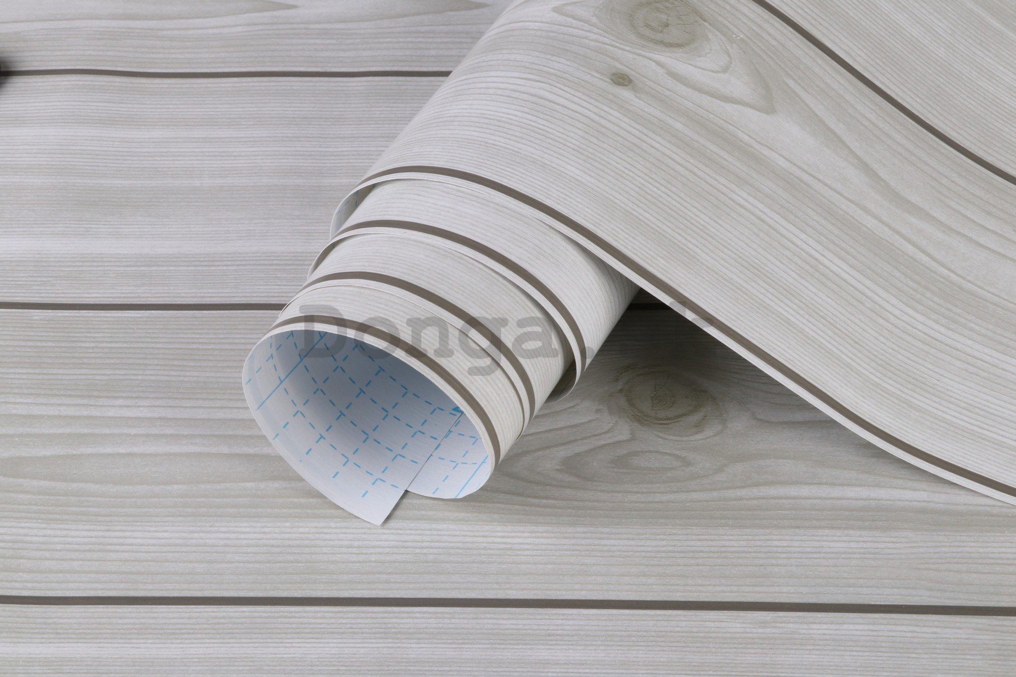 Samolepiace tapety na nábytok biele drevené dosky 45 cm x 8 m