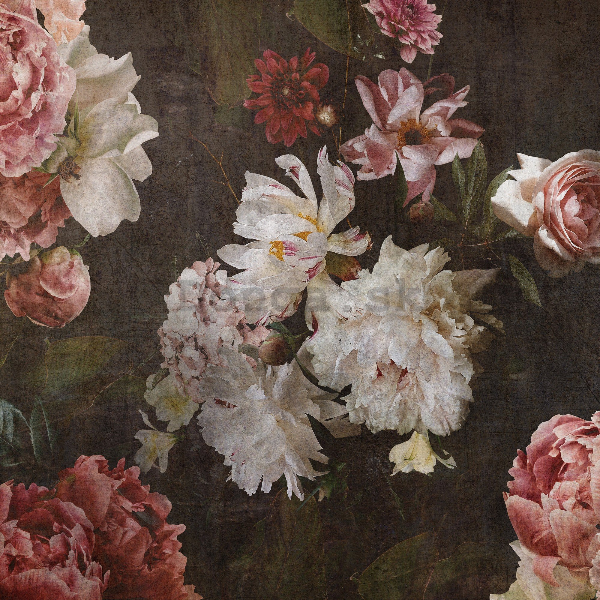 Fototapeta vliesová: Umelecké kvety - 254x184 cm