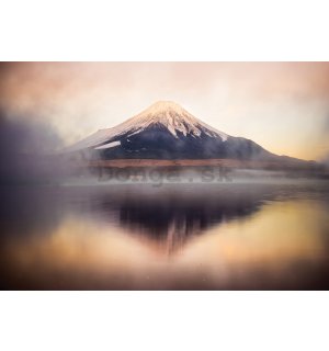 Fototapeta vliesová: Jazero a hora Fudži - 368x254 cm
