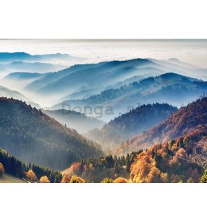 Fototapeta vliesová: Horská krajina - 152,5x104 cm