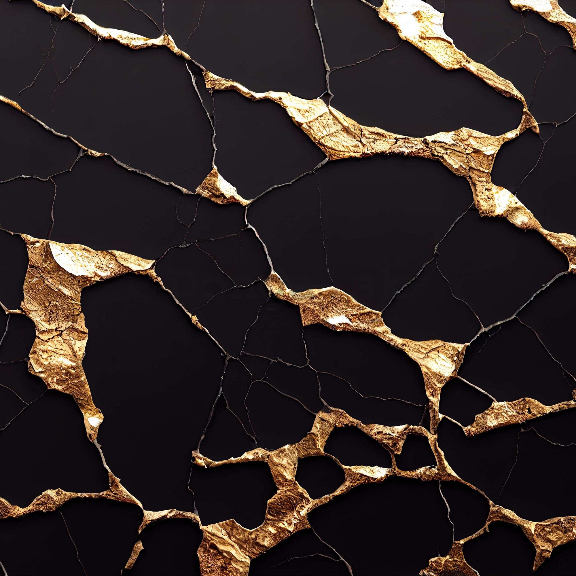 Fototapeta vliesová: Glamour imitace zlatého mramoru - 254x184 cm
