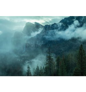 Fototapeta vliesová: Mlha v horách - 368x254 cm