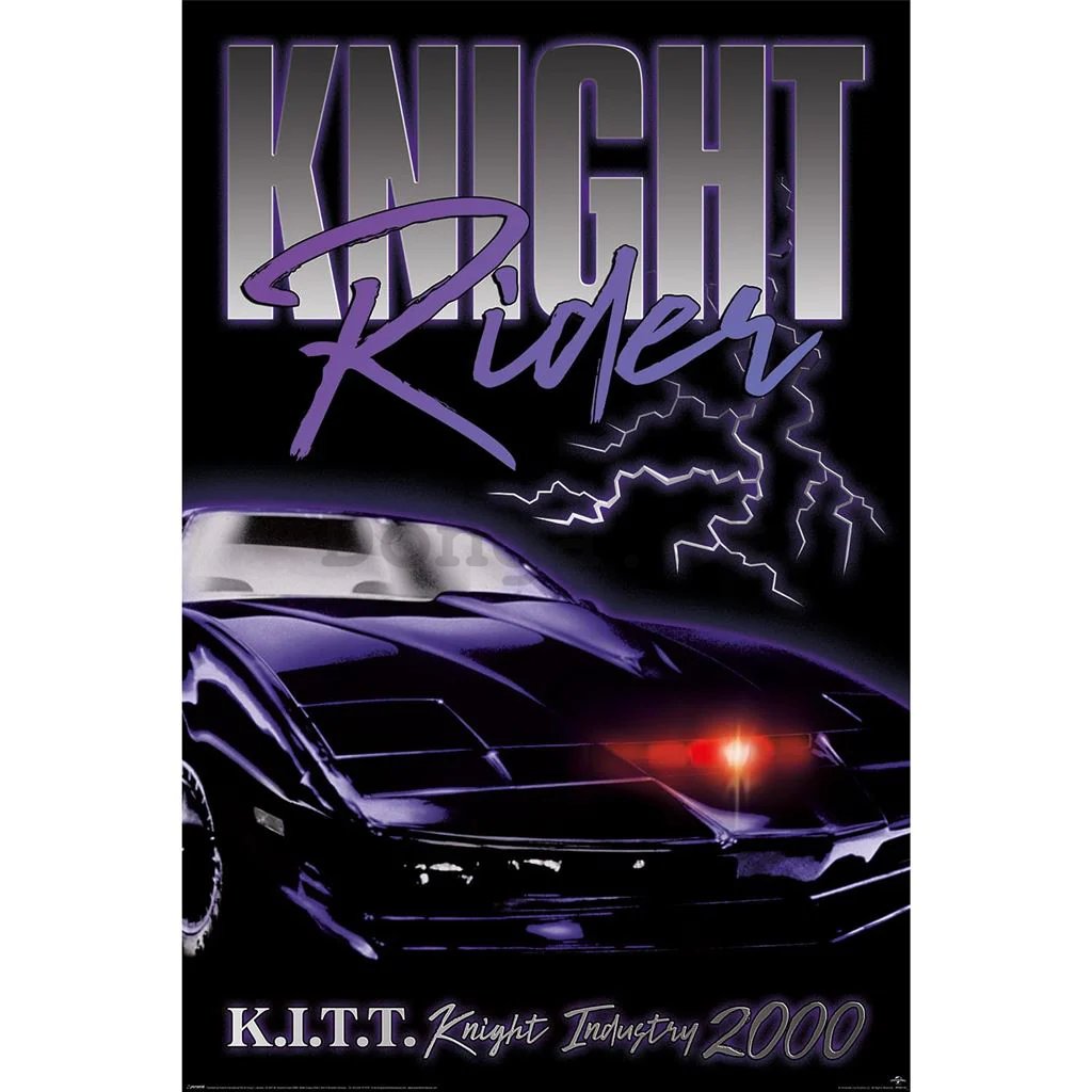 Plagát - Knight Rider (Kitt Knight Industry 2000)