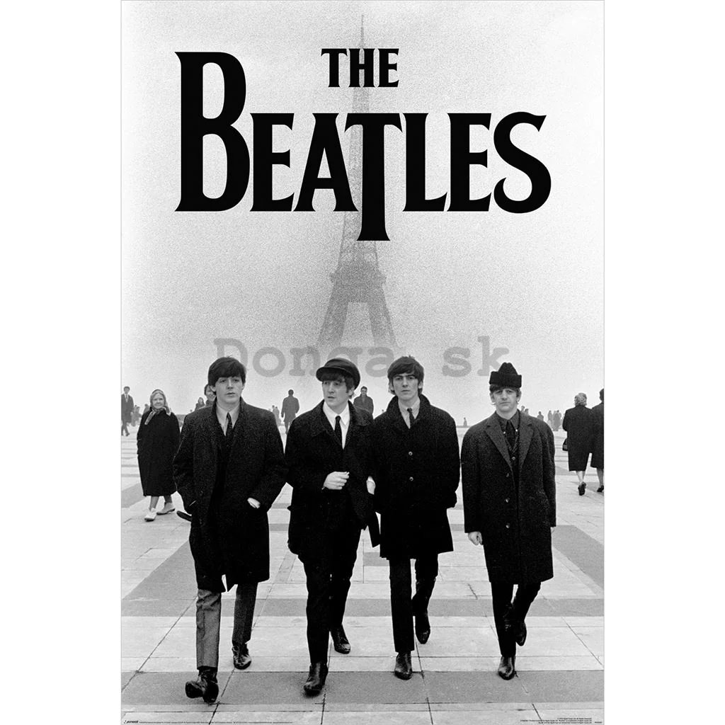 Plagát - The Beatles (Eiffel Tower)