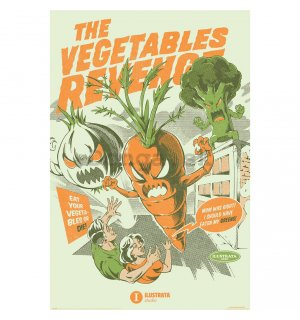 Plagát - Ilustrata (The Vegetables Revenge)