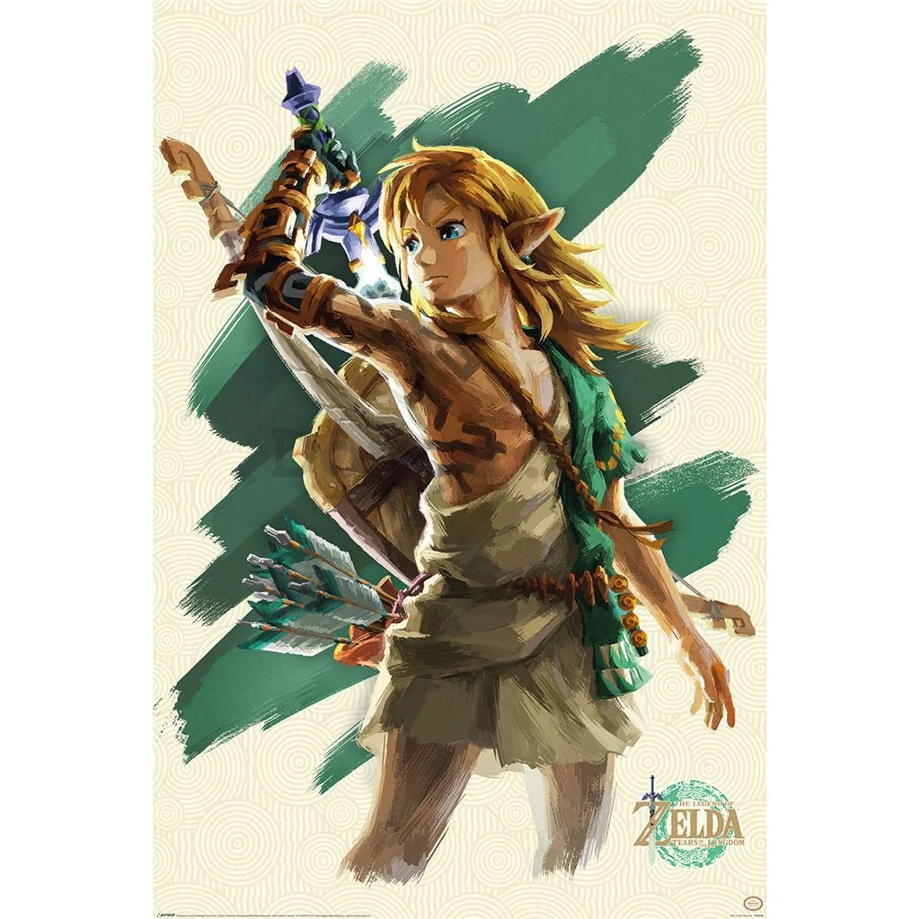 Plagát - The Legend Of Zelda: Tears Of The Kingdom (Link Unleashed)