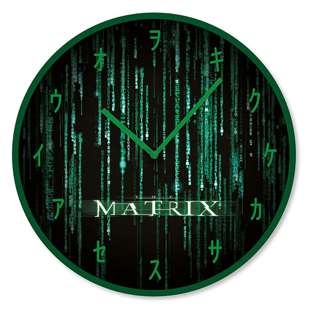 Nástenné hodiny - The Matrix Code