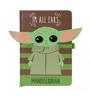 Poznámkový blok - Star Wars: The Mandalorian (I'm All Ears Green)