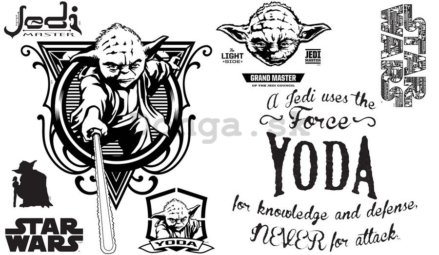 Samolepka - Star Wars (Yoda)