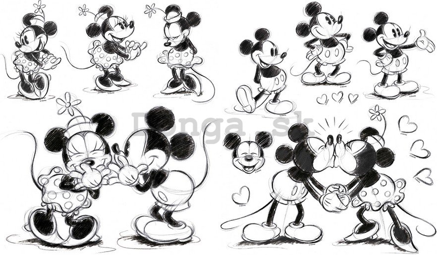 Samolepka - Mickey and Minnie