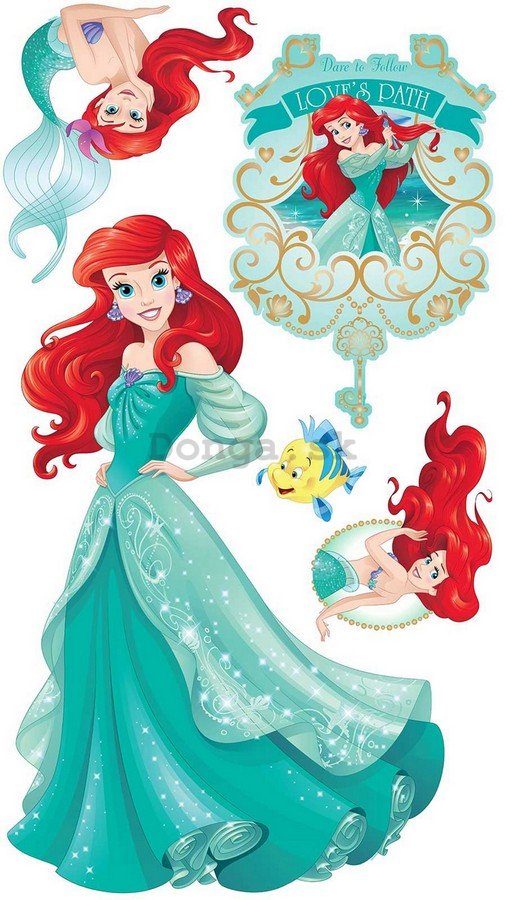 Samolepka - Princezny (Ariel)