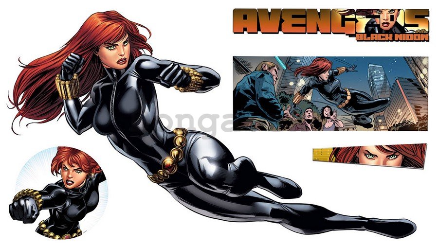 Samolepka - Avengers Black Widow (3)