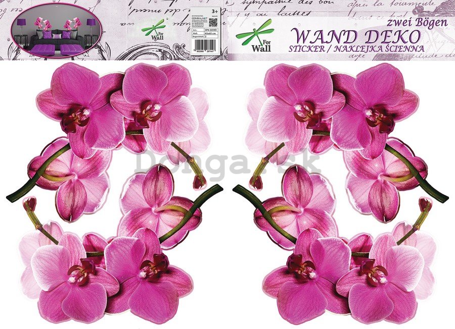 Samolepka - Orchidey (1)