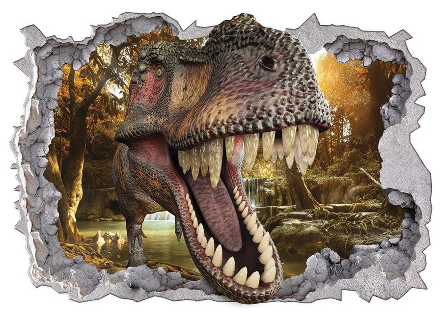 Samolepka - Tyrannosaurus Rex (2)