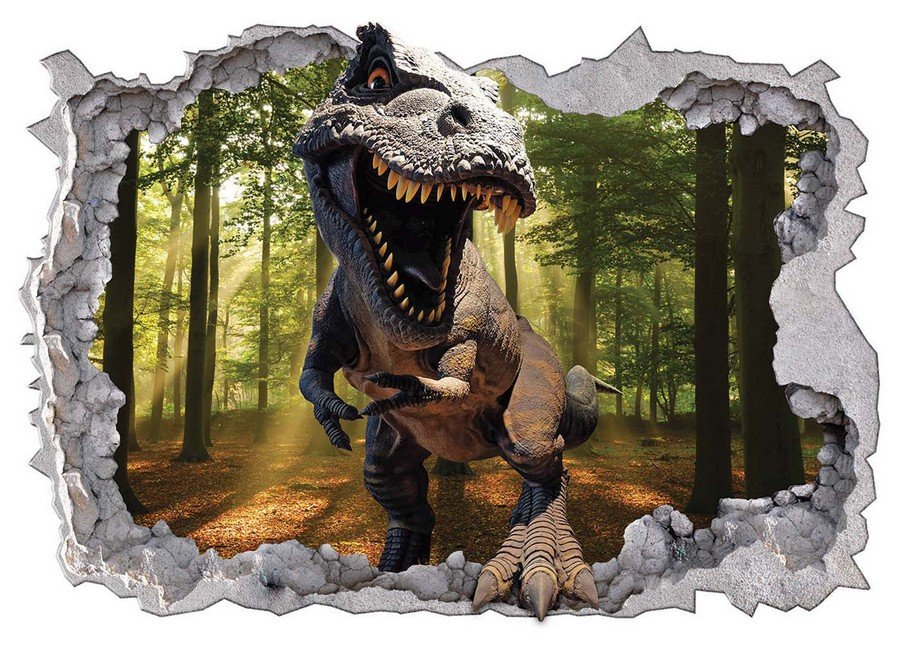Samolepka - Tyrannosaurus Rex (3)