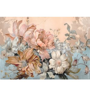 Fototapeta vliesová: Nature flowers pastel floral - 416x290 cm