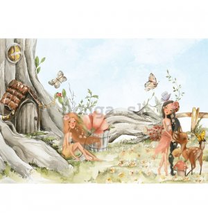 Fototapety vliesové: For kids fairytale fairy - 254x184 cm