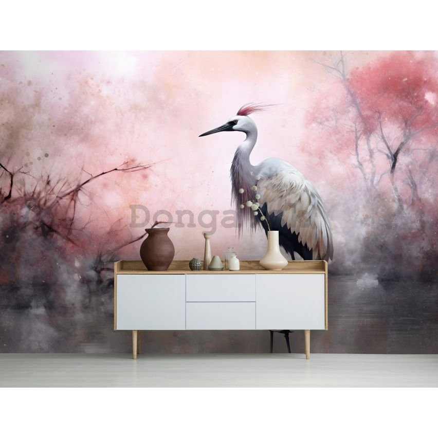 Fototapeta vliesová: Art Abstract Birds - 152,5x104 cm