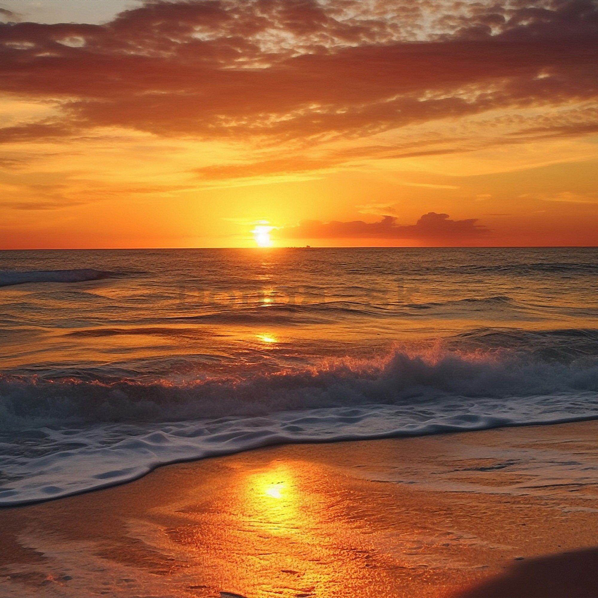 Fototapeta vliesová: Sea sunrise - 152,5x104 cm