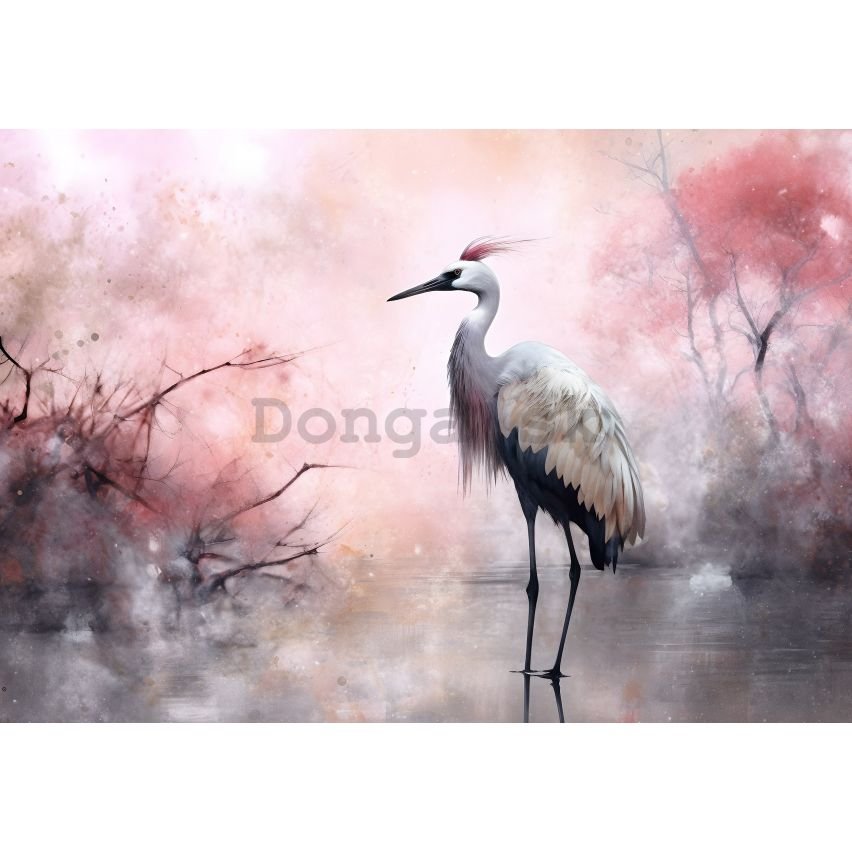 Fototapeta vliesová: Art Abstract Birds - 104x70,5 cm