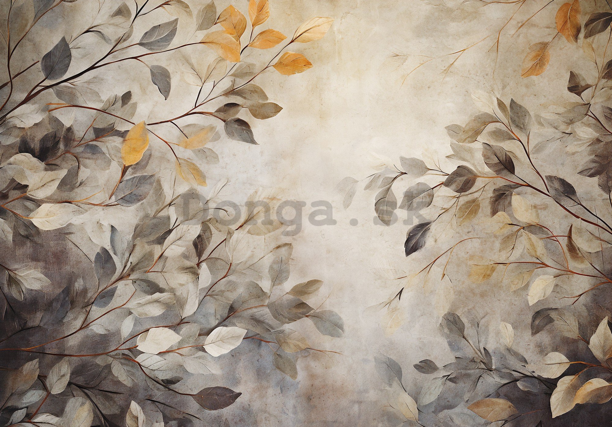 Fototapeta vliesová: Leaves Autumn Colors - 208x146 cm