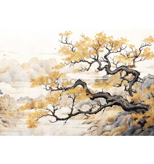 Fototapeta vliesová: Art Japanese Tree - 208x146 cm