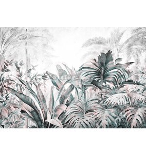 Fototapeta vliesová: Nature Leaves Exotic Jungle (2) - 208x146 cm