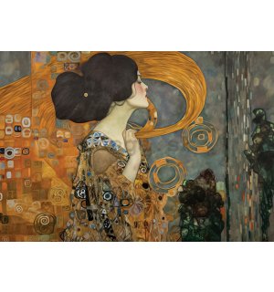 Fototapeta vliesová: Imitation painting woman Klimt - 416x254 cm