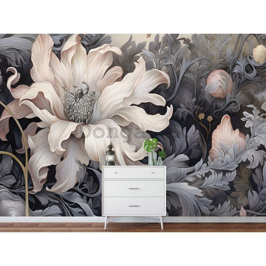 Fototapeta vliesová: Art Nature Abstract Big Flower - 416x254 cm