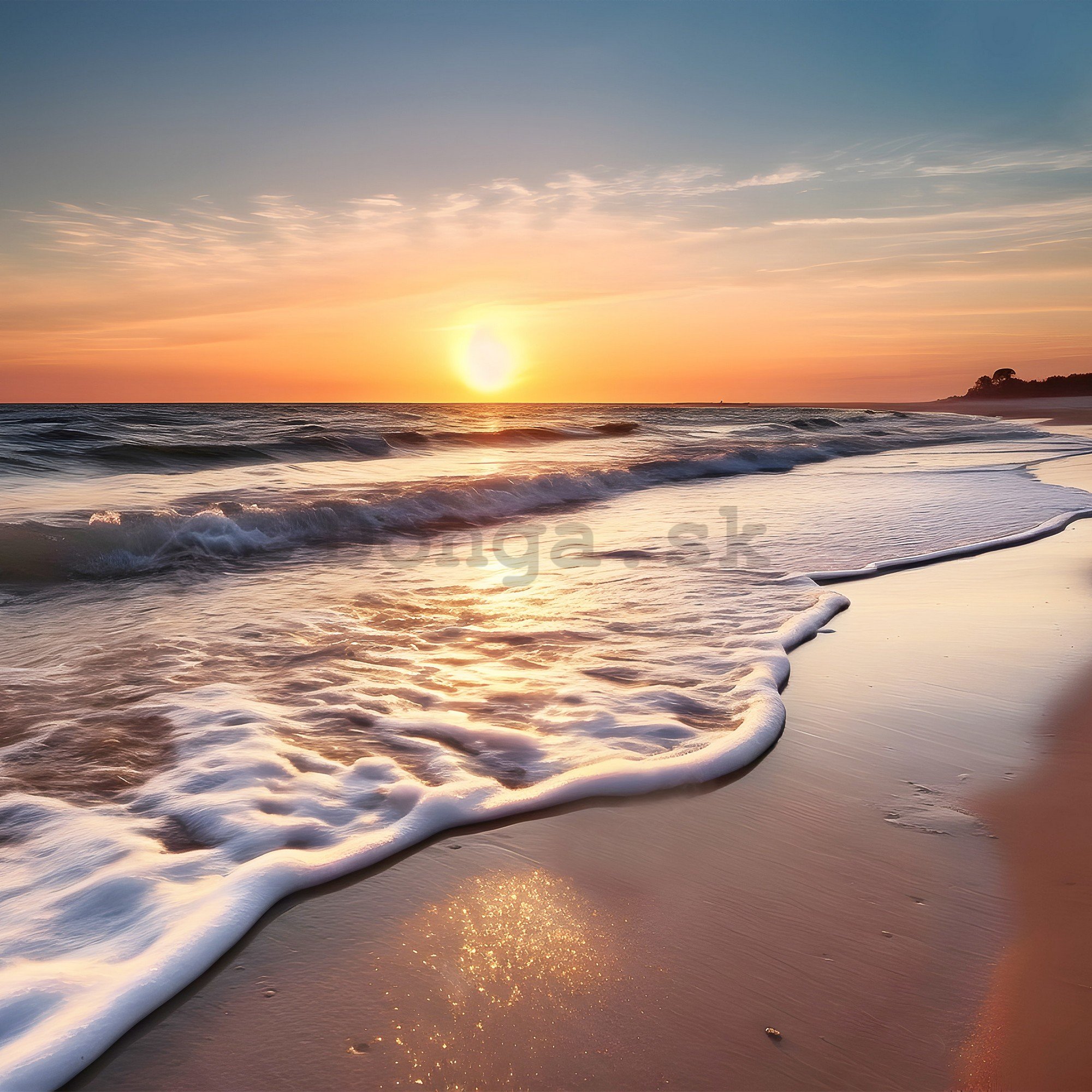 Fototapeta vliesová: Sea sunset - 416x254 cm