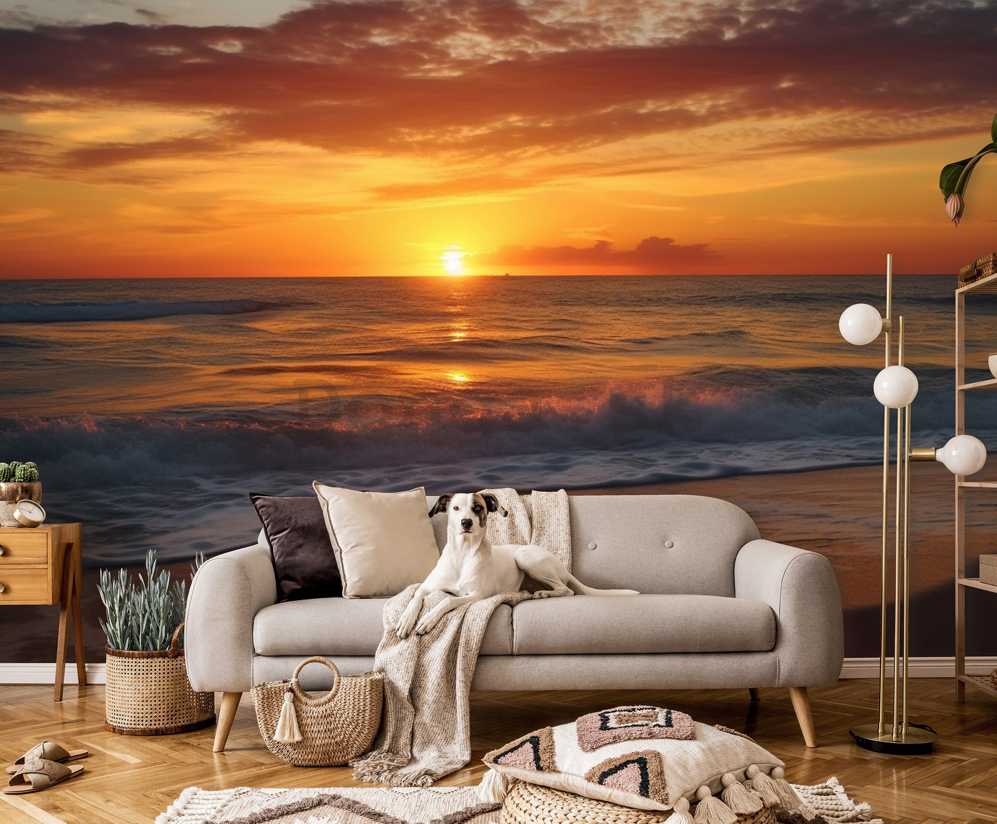 Fototapeta vliesová: Sea sunrise - 416x254 cm