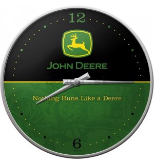 Nástenné hodiny - John Deere (logo)