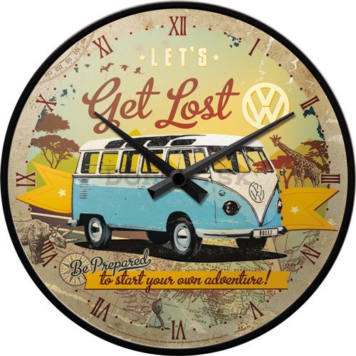 Nástenné hodiny - VW Let's Get Lost