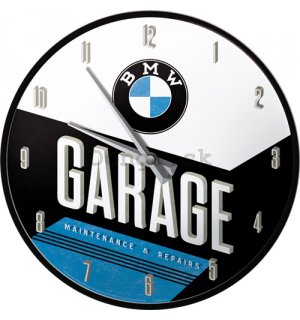 Nástenné hodiny - BMW Garage